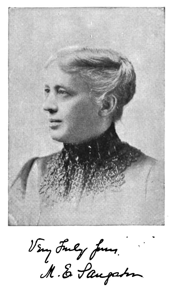 Margaret E. Sangster, pictured in 1899.