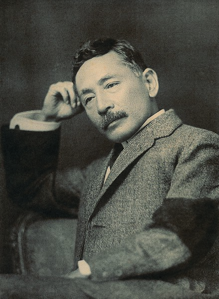 Nastume Sōseki pictured in 1912.