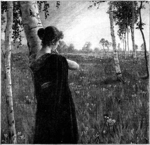 "Solitude" - reprinted in the September 23, 1899 issue of "The Girl's Own Paper." Originally produced by "Photographic Union, Munich."