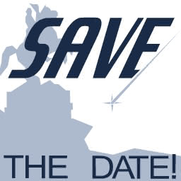 Official logo for the Save the Date visual novel.