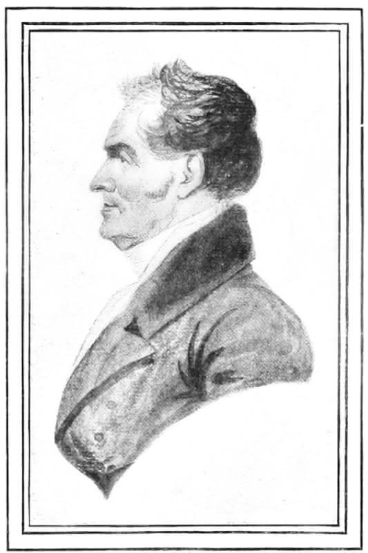 Sketch of John Henri Isaac Browere, a nineteenth century artist and sculptor best known for his life masks of great Americans.
