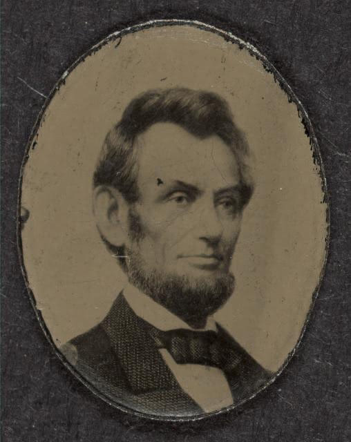 1864 photograph of then-President Abraham Lincoln.