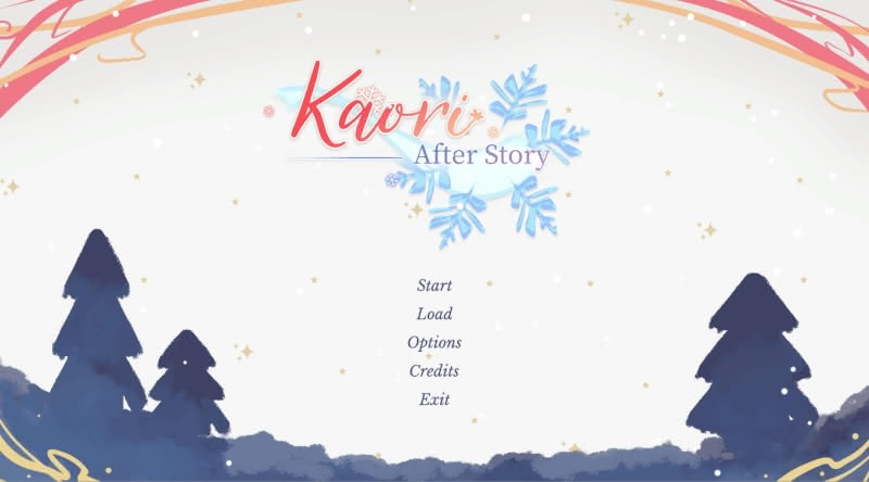Title screen for Kaori After Story.