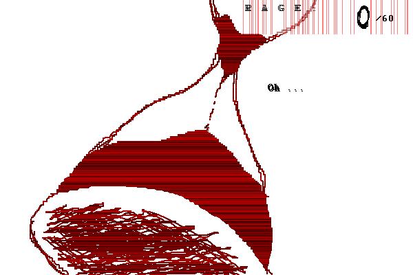 The hourglass which appears at the expiration of 3 minutes in the Crimsoness visual novel.