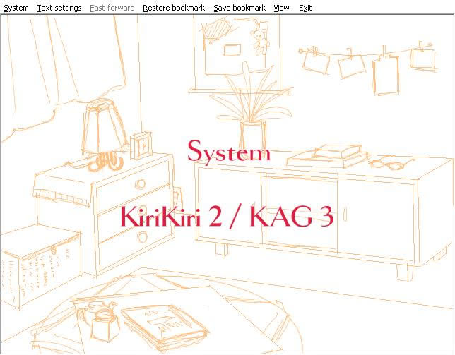 End credits for Midsummer Haze visual novel list the System as KiriKiri 2 / KAG 3.